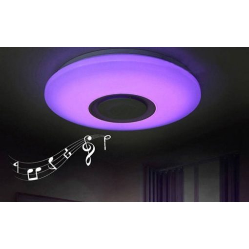 RGB hangszórós menyezeti LED lámpa