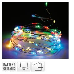 100 micro LED-es többszínű fényfüzér