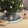 Karácsonyfa alá terítő (97 cm, poliészter, szürke / ezüst)