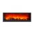 Kandalló LED-es lánghatással (elemes / USB-s, 60 x 10 x 20 cm)