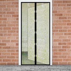   Mágneses szúnyogháló függöny ajtóra (100 x 210 cm, Virág mintás)