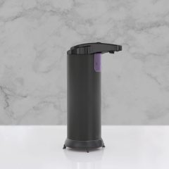   Automata szappanadagoló - 220 ml - álló - elemes - matt fekete