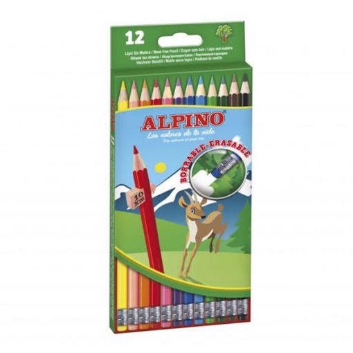 Alpino ceruzakészlet radírral - 12db