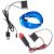 LED környezeti világítás autóhoz / auto USB / 12V szalag 3m kék
