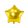 Fólia lufi arany csillag 48cm