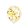 Átlátszó lufi 30cm 6 darab - konfetti arany körökkel