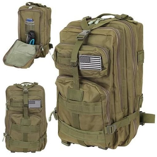 XL zöld katonai hátizsák