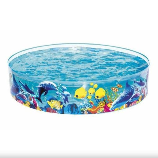 Merevfalú gyerekmedence 183x38cm BESTWAY 55030