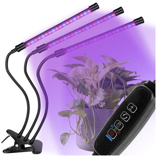 Palántanövesztő lámpa 20 LED-es - háromágú