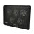 Laptop hűtő állvány 12-17 "Pad 5 LED hűtőventilátor