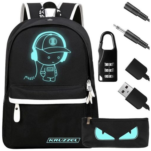 Hátizsák USB csatlakozóval