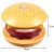 Kruzzel étterem / burger fa szortírozó + rendelési kártyák